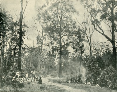 Native Sports, Lake Tyers, 1901. tekijältä Unbekannt