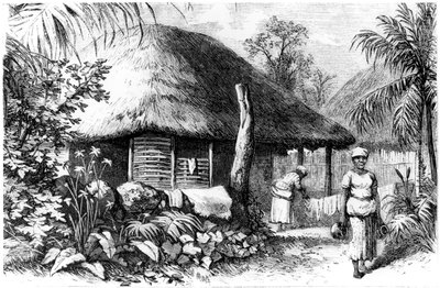 Alkuperäinen asuinpaikka, Santo Domingo, 1873 tekijältä Unbekannt