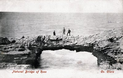 Natural Bridge of Ross, County Clare, Irlanti, 1906 tekijältä Unbekannt