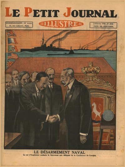 Merivoimien aseistariisunta, 1930. tekijältä Unbekannt
