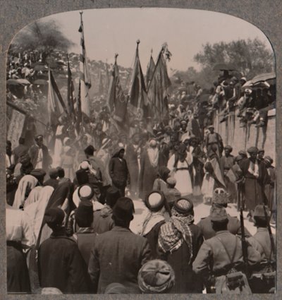 Nebi Musa -kulkue, c1900 tekijältä Unbekannt