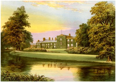 Netherhall, Cumbria, Pocklington-Senhouse-perheen koti, vuodelta 1880 tekijältä Unbekannt