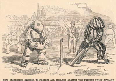 Uudet krikettimekot koko Englannin suojelemiseksi nykyiseltä Swift Bowlingilta, 1854. tekijältä Unbekannt