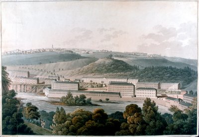 New Lanark Mills, Skotlanti, 1815 tekijältä Unbekannt