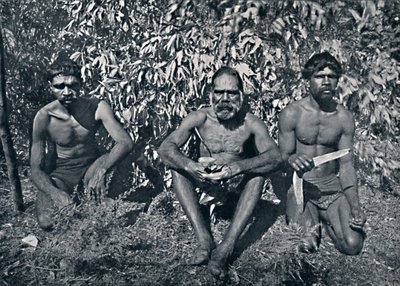 Uuden Etelä-Walesin aboriginaalit - Kuningas Billy ja hänen jKr., 1900. tekijältä Unbekannt
