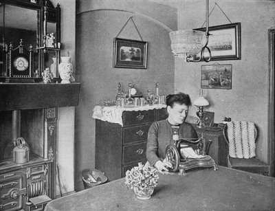 Uusi huone malliasunnossa, Lontoo, c1900 1901 tekijältä Unbekannt