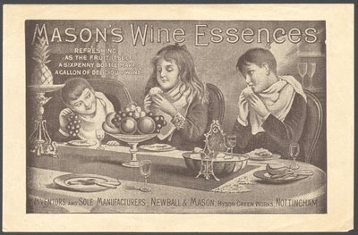 Newball and Mason Wine Essences, 1890-luku tekijältä Unbekannt