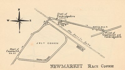 Newmarketin kilparata, 1940 tekijältä Unbekannt