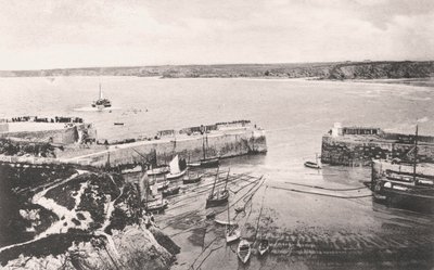 Newquayn satama, Newquay, Cornwall, 1908 tekijältä Unbekannt
