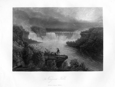 Niagaran putoukset, 1855 tekijältä Unbekannt