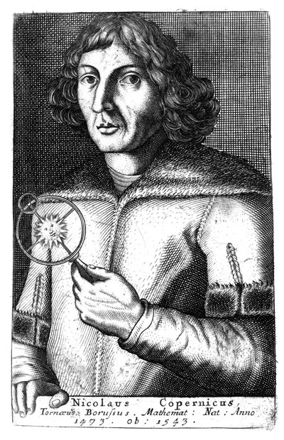 Nicolaus Copernicus, puolalainen tähtitieteilijä ja matemaatikko tekijältä Unbekannt