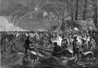 Yönäkymä Serpentiinillä, Lontoo, 1800-luku tekijältä Unbekannt