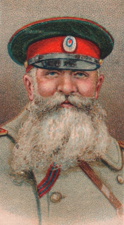 Nikolai Iudovich Ivanov 1851-1919, kenraali Venäjän keisarillisessa armeijassa, 1917 tekijältä Unbekannt
