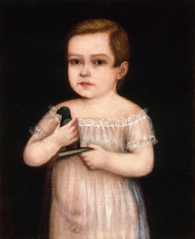 Niño con Cotorra de Juguete tekijältä Unbekannt