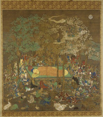Buddhan nirvana, 1300-luvun alku tekijältä Unbekannt