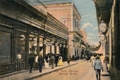 Nro 61. Bishop Street. Bishop Street, Havanna, Kuuba, vuodelta 1910 tekijältä Unbekannt