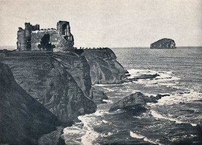 North Berwick - Tantallonin linna ja Bass Rock, 1895 tekijältä Unbekannt