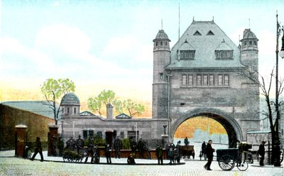 Pohjoinen sisäänkäynti, Blackwall Tunnel, Lontoo, 1900-luku tekijältä Unbekannt