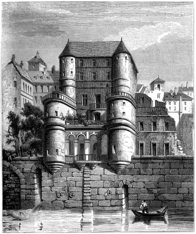 Hotel des Ursinsin pohjoisrintama, Pariisi, 1600-luku 1849 tekijältä Unbekannt