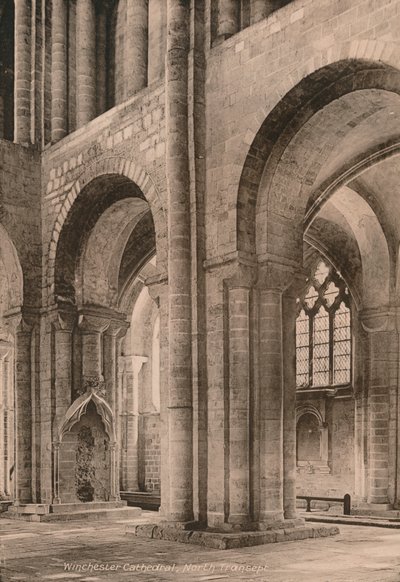 Winchesterin katedraalin pohjoinen poikkiristeys, Hampshire, 1900-luvun alku tekijältä Unbekannt