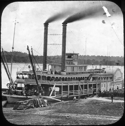 Northern Line Packet Companyn melahöyrylaiva Lake Superior, USA, 1870-luku tekijältä Unbekannt