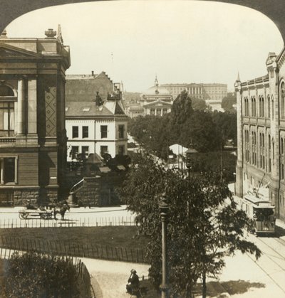 Norjan hieno pääkaupunki, Christiania, Norja, c1905. tekijältä Unbekannt