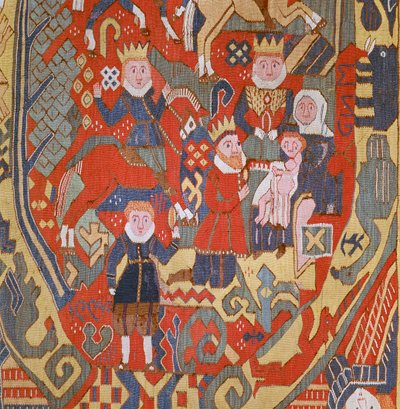Norjalainen kuvakudos "Magien matkasta", 1700-luku tekijältä Unbekannt
