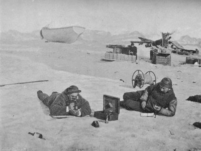 Tarkkailu sekstantin ja keinotekoisen horisontin avulla. Heinäkuu 1895, 1897 tekijältä Unbekannt