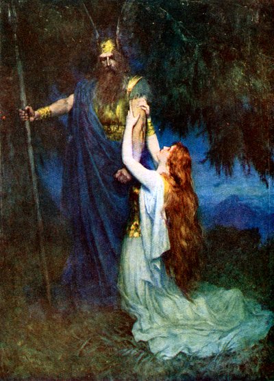 Odin ja Brunhilde tekijältä Unbekannt