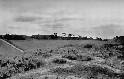 Offas Dyke ylittää kukkulan Denbighshiressä, Walesissa, 1935 tekijältä Unbekannt