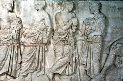 Virkamiehet, Parthenonin friisi, 438-432 eKr tekijältä Unbekannt
