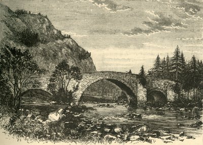 Vanha silta Invercauldissa, 1898. tekijältä Unbekannt