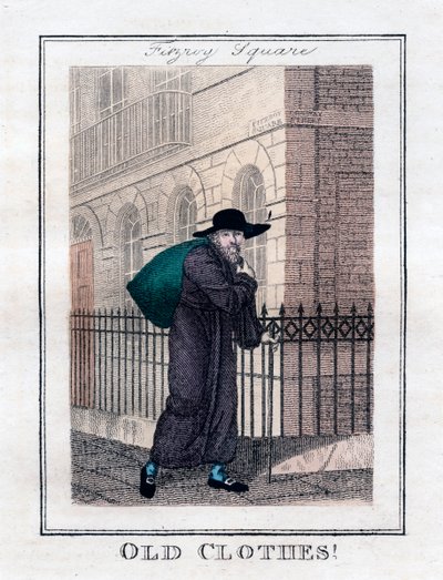 Old Clothes!, Fitzroy Square, Lontoo, 1805 tekijältä Unbekannt