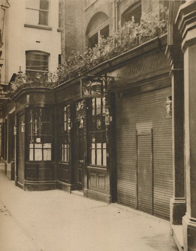 Olde Dr. Butlers Head, perustettu Masons Avenuelle vuonna 1616, vuonna 1935. tekijältä Unbekannt
