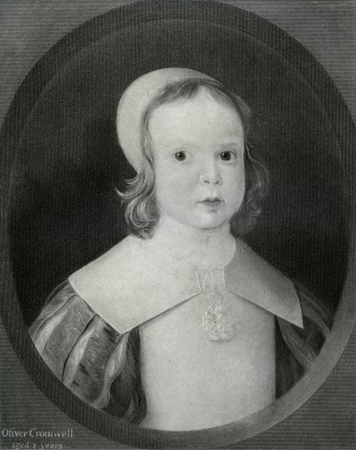 Oliver Cromwell kaksivuotias, 1601, 1899 tekijältä Unbekannt