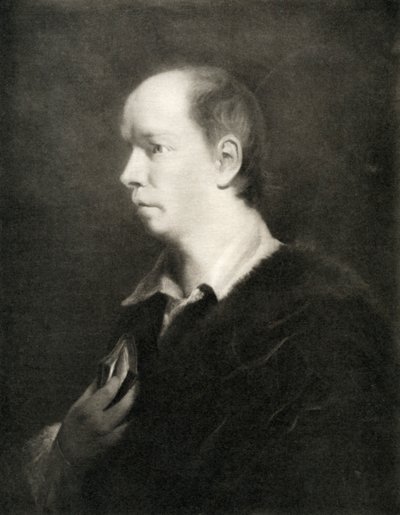 Oliver Goldsmith, irlantilaissyntyinen brittiläinen näytelmäkirjailija tekijältä Unbekannt