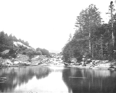 Ammonoosuc-joella, White Mountainsissa, New Hampshiressa, Yhdysvalloissa, 1900. tekijältä Unbekannt