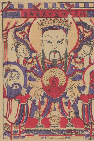 Satakolmekymmentäviisi puupalikkaprinttiä, mukaan lukien uudenvuoden kuvat nianh..., 1800-1900-luvulla. tekijältä Unbekannt