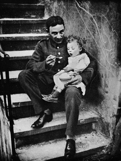 Yksi uudesta armeijasta, joka teki itsensä hyödylliseksi aihiossaan, 1915 tekijältä Unbekannt