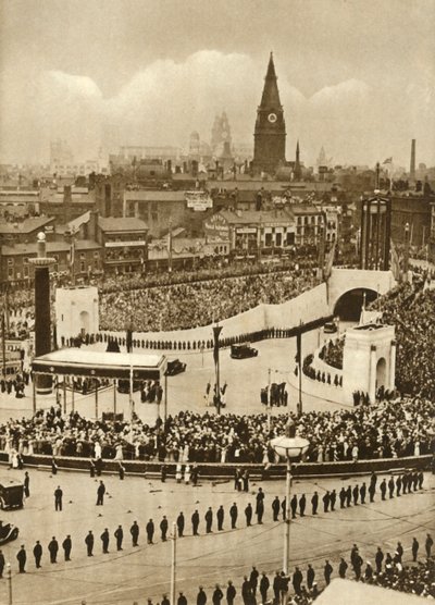 Mersey-tunnelin avaaminen, Liverpool, 18. heinäkuuta 1934, 1935. tekijältä Unbekannt
