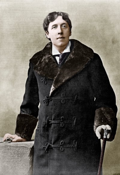 Oscar WiIde, irlantilainen kirjailija, nokkeluus ja näytelmäkirjailija, 1890 tekijältä Unbekannt