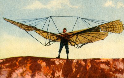 Otto Lilienthalin purjelentokone, 1890-luku, 1932. tekijältä Unbekannt