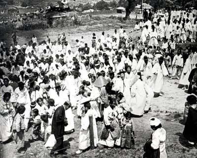 Ulkoilmatapahtuma, Korea, 1900 tekijältä Unbekannt