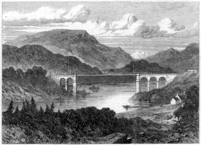 Oykel Viaduct, Sutherland Railway, 1866 tekijältä Unbekannt