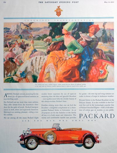 Packardin autoilmoitus, 1930 tekijältä Unbekannt