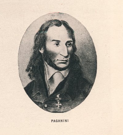 Paganini, 1895 tekijältä Unbekannt