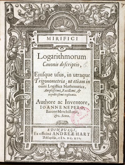 Merchistonin paronin John Napierin (1550-1617) 