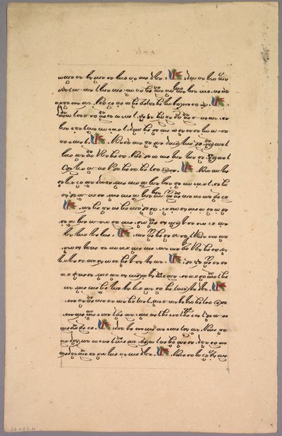 Sivu Ramayanasta 1800-luvulta. tekijältä Unbekannt