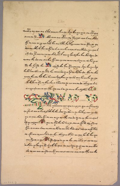 Sivu Ramayanasta 1800-luvulta. tekijältä Unbekannt