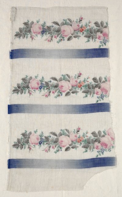 Maalattu Organdy Strip, 1800-luvun puoliväli. tekijältä Unbekannt